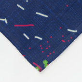 Brightly Colored Flower Fleece Blanket (Hoek)