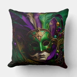  BRIGHTLY COLORED MARDI GRAS MASK KUSSEN