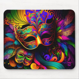 BRIGHTLY COLORED MARDI GRAS MASKS MUISMAT