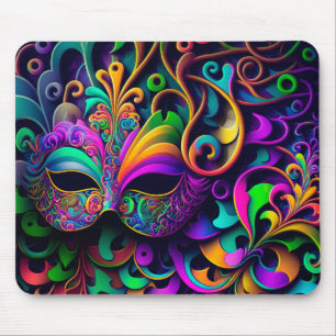 BRIGHTLY COLORED MARDI GRAS MASKS MUISMAT