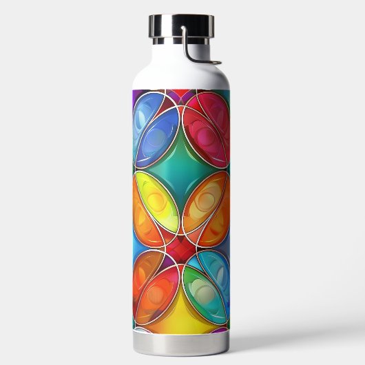 BRIGHTLY COLORED STAINED GLASS PATTERNS WATERFLES (Links)