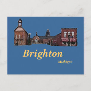 Brighton#56, Brighton, Michigan Briefkaart