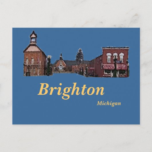 Brighton#56, Brighton, Michigan Briefkaart (Voorkant)