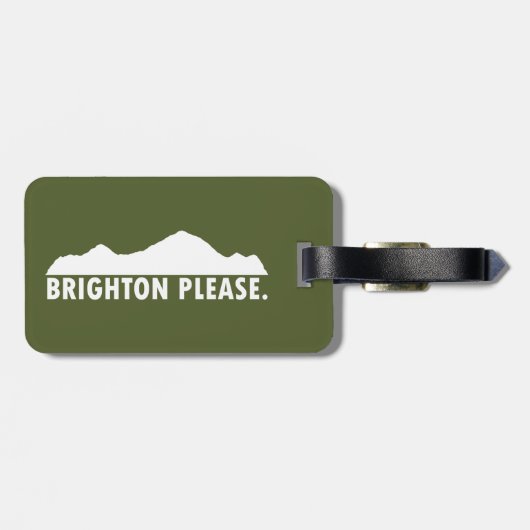 Brighton alsjeblieft bagagelabel (Achterkant horizontaal)