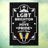 Brighton and Hove trots Raamsticker (Vel 3)