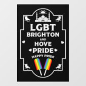 Brighton and Hove trots Raamsticker (Vel)