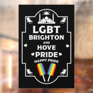 Brighton and Hove trots Raamsticker