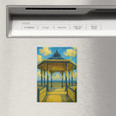 Brighton Bandstand Glow – Seaside Pavilion Magneet (Insitu (Vaatwasser))