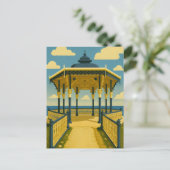 Brighton Bandstand – Kustarchitectuur Kunst Briefkaart (Staand voorkant)