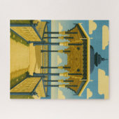 Brighton Bandstand – Kustarchitectuur Kunst Legpuzzel (Horizontaal)