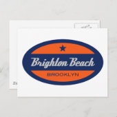 Brighton Beach Briefkaart (Voorkant / Achterkant)
