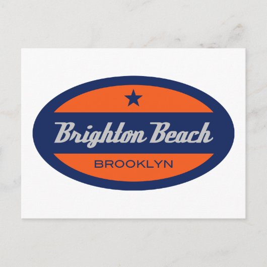 Brighton Beach Briefkaart (Voorkant)
