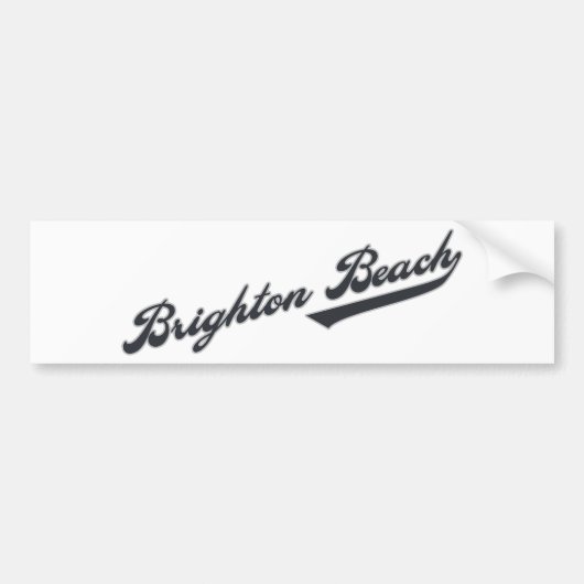 Brighton Beach Bumpersticker (Voorkant)