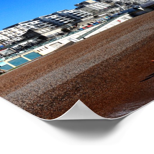 Brighton Beach England Foto Poster (Hoek)