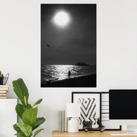 Brighton Beach England Poster (Thuiskantoor)