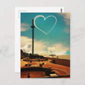 Brighton Beach Heart Briefkaart (Voorkant / Achterkant)