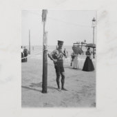 Brighton Beach Life Guard, 1906 Briefkaart (Voorkant)