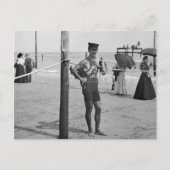 Brighton Beach Lifeguard, begin jaren 1900 Briefkaart (Voorkant)