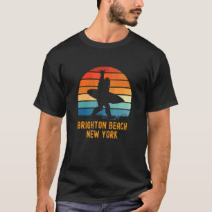 Brighton Beach New York Sasquatch Souvenir T-shirt