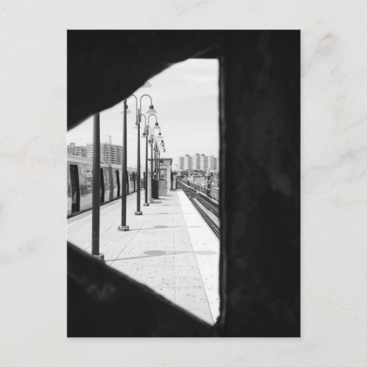 Brighton Beach Subway Stop Briefkaart (Voorkant)