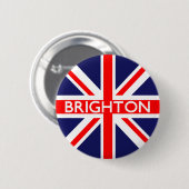 Brighton: Britse vlag Ronde Button 5,7 Cm (Voorkant /achterkant)