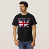 Brighton en Hove , de Britse vlag , British Souven T-shirt (Voorkant volledig)