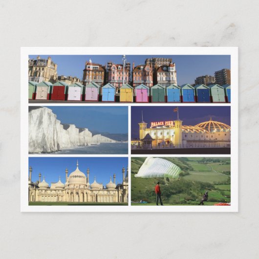 Brighton en Hove met meerdere afbeeldingen Briefkaart (Voorkant)