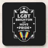 Brighton en Hove Pride Bier Onderzetter (Voorkant)