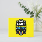 Brighton en Hove Pride Briefkaart (Staand voorkant)