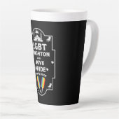 Brighton en Hove Pride Latte Mok (Rechterhoek)