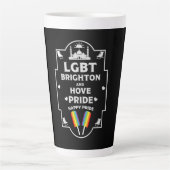Brighton en Hove Pride Latte Mok (Voorkant)