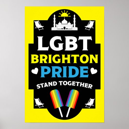 Brighton en Hove Pride Poster (Voorkant)