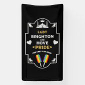 Brighton en Hove Pride Spandoek (Verticaal)