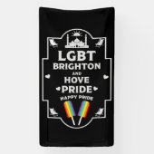 Brighton en Hove Pride Spandoek (Verticaal)