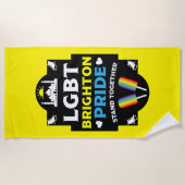 Brighton en Hove Pride Strandlaken (Voorkant)
