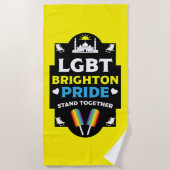 Brighton en Hove Pride Strandlaken (Voorkant)