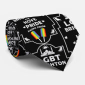 Brighton en Hove Pride Stropdas (Opgerold)