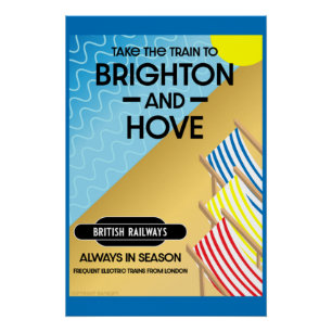 Brighton- en Hove-reisband Poster