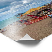 Brighton en Hove Seafront Foto Afdruk (Hoek)