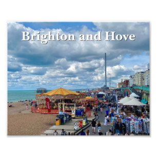 Brighton en Hove Seafront Foto Afdruk