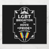 Brighton en Hove trots Sparkling Wijnetiket (Enkel label)