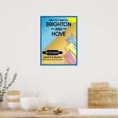 Brighton- en hoventreinen poster (Keuken)