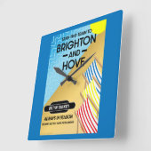 Brighton- en hoventreinen vierkante klok (Hoek)