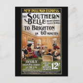 Brighton, Engeland, treincursie Briefkaart (Voorkant)