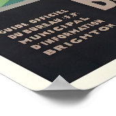 Brighton Engeland UK Antieke Reisposter Poster (Hoek)
