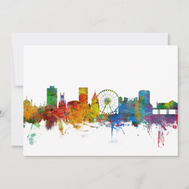 Brighton England Skyline (Voorkant)