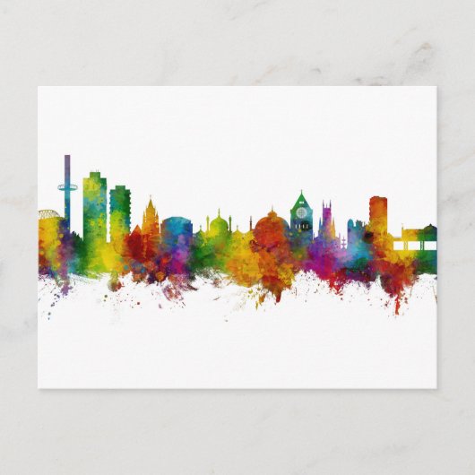 Brighton England Skyline Briefkaart (Voorkant)