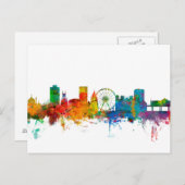 Brighton England Skyline Briefkaart (Voorkant / Achterkant)