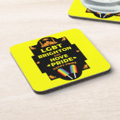 Brighton Gay Pride Bier Onderzetter (Linkerzijde)