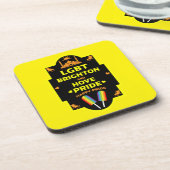 Brighton Gay Pride Bier Onderzetter (Linkerzijde)